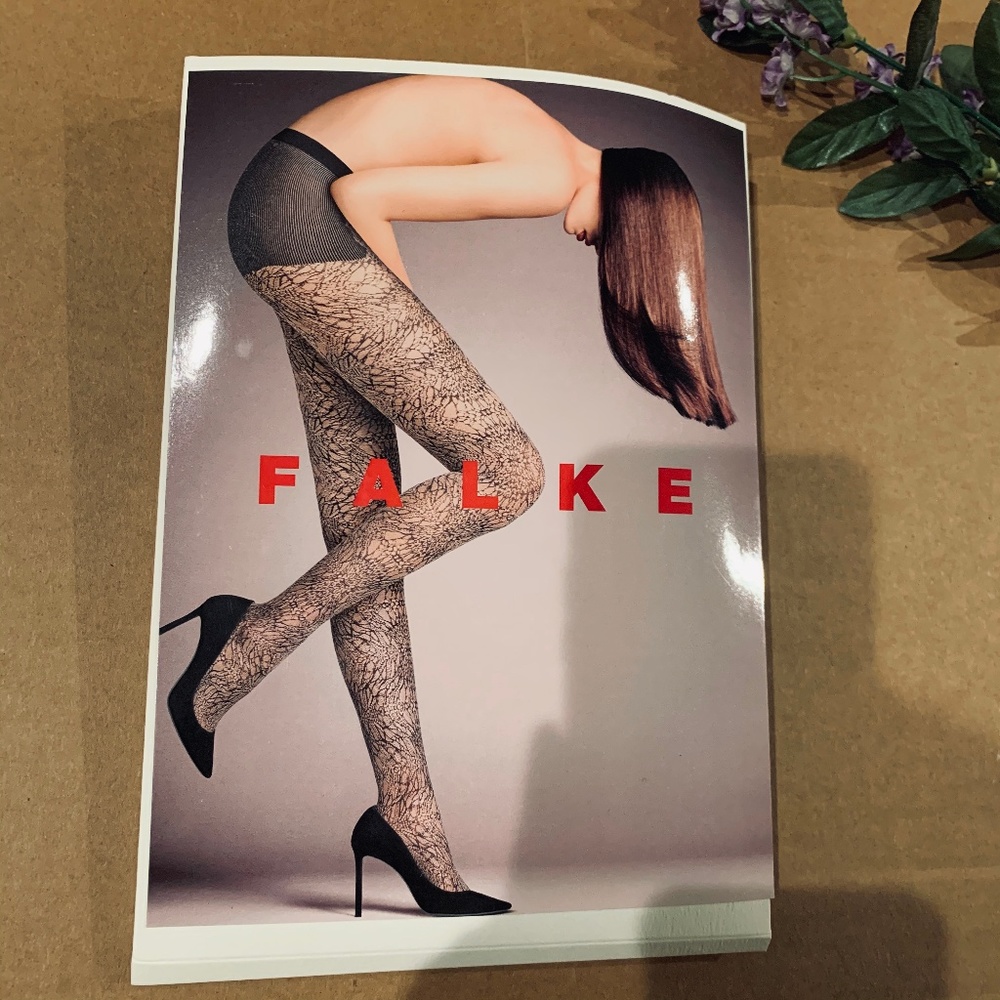 Falke Lace Tights BRAND NEW Medium